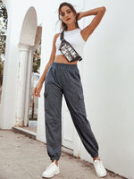 High Waist Yoga Trousers - QH Clothing