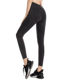 Spring Summer Denim Yoga Weight Loss Pants Women High Waist Slimming Hip Raise Outer Wear Tight Stretch Belly Compression Casual Pants - Quality Home Clothing| Beauty