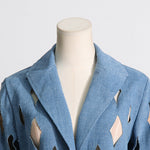 Street Twisted Denim Jacket for Women - QH Clothing