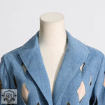 Street Twisted Denim Jacket for Women - QH Clothing