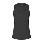 Spring Summer Back Hollow Out Cutout Sports Sleeveless T-shirt Light Breathable Cooldry Workout Top - Quality Home Clothing| Beauty