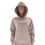 Hooded Long Sleeve Sweater & Shorts - Clothing