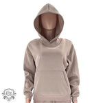 Hooded Long Sleeve Sweater & Shorts - Clothing