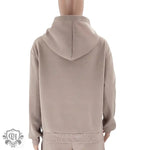 Hooded Long Sleeve Sweater & Shorts - Clothing