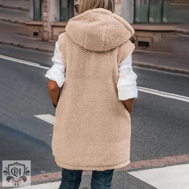 Hooded Mid Length Coat - Clothing