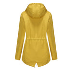 Hooded Waterproof Trench Coat Women - QH Clothing