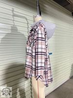 Hooded Plaid Winter Coat - QH Clothing