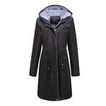 Waterproof Hooded Trench Coat Women - QH Clothing