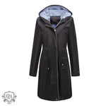 Waterproof Hooded Trench Coat Women - QH Clothing