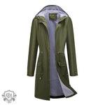 Waterproof Hooded Trench Coat Women - QH Clothing