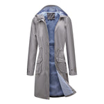 Waterproof Hooded Trench Coat Women - QH Clothing