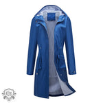 Waterproof Hooded Trench Coat Women - QH Clothing