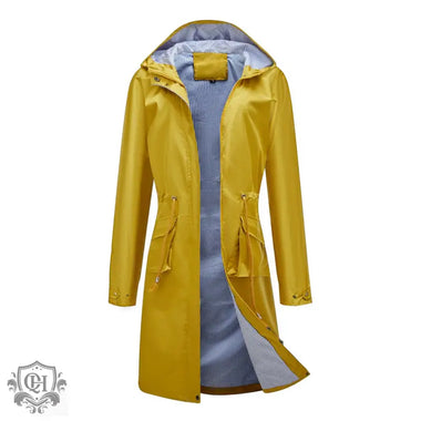 Waterproof Hooded Trench Coat Women - QH Clothing