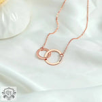 Luxury Interlocking Name Necklace -  QH Clothing