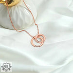 Luxury Interlocking Name Necklace -  QH Clothing