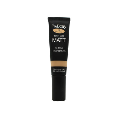 IsaDora Natural Matt Oljefri Foundation 35ml - 12 Sand - Makeup