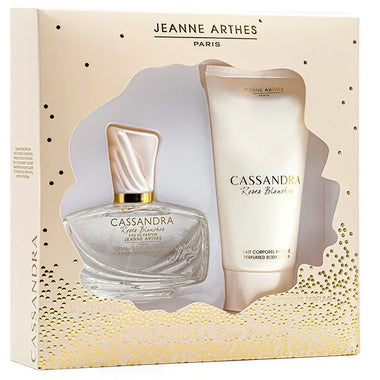 Jeanne Arthes Cassandra Roses Blanches Gift Set 100ml EDP + 100ml Body Lotion - Fragrance