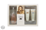 Jennifer Lopez Glow Gift Set 100ml EDT + 75ml Body Lotion + 75ml Shower Gel - Shower & Body Care