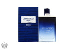 Jimmy Choo Man Blue Eau de Toilette 100ml Spray with box packaging displayed together