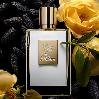 By Kilian Woman In Gold Eau de Parfum 50ml Refillable Spray + Clutch - QH Clothing
