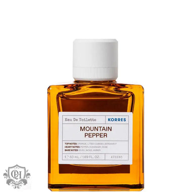 Korres Mountain Pepper Eau de Toilette 50ml Spray - Fragrance