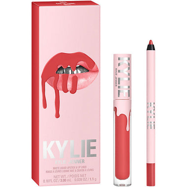 Kylie Cosmetics Matte Lip Kit 3ml Liquid Lipstick + 1.1g Lip Liner - Bad Lil Thing - Cosmetics