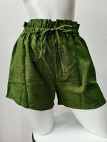 High Waist Lace-up Wide Leg Shorts - QH Clothing