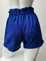 High Waist Lace-up Wide Leg Shorts - QH Clothing