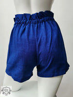 High Waist Lace-up Wide Leg Shorts - QH Clothing