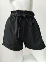 High Waist Lace-up Wide Leg Shorts - QH Clothing