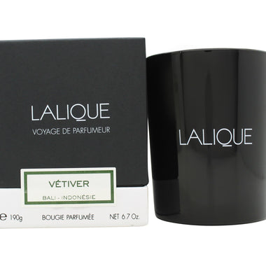 Lalique Candle 190g - Vetiver Bali - Shower & Body Care