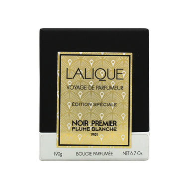 Lalique Ljus 190g - Noir Premier Plume Blanche 1901 - Shower & Body Care