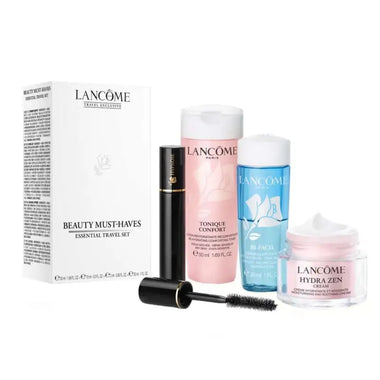 Lancôme Beauty Must-Haves Gift Set – 50ml Tonique Confort + 30ml Bi-Facil Eye Makeup Remover + 15ml Hydra Zen Cream SPF