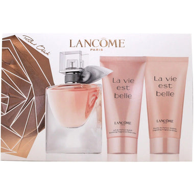 Lancome La Vie Est Belle Gift Set 30ml EDP + 50ml Body Lotion + 50ml Shower Gel - Quality Home Clothing| Beauty