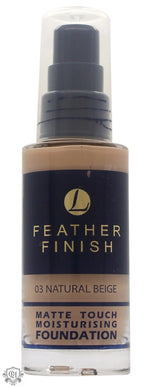 Lentheric Feather Finish Matte Touch Moisturising Foundation 30ml - Natural Beige 03 - Makeup