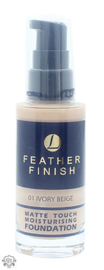 Lentheric Feather Finish Matte Touch Moisturising Foundation 30ml - Ivory Beige 01 - Makeup