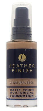 Lentheric Feather Finish Matte Touch Moisturising Foundation 30ml - Natural Beige 03 - Makeup