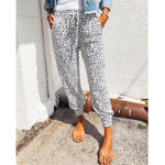 Floral Print Casual Pants - QH Clothing