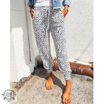 Floral Print Casual Pants - QH Clothing