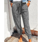 Floral Print Casual Pants - QH Clothing