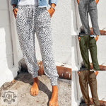 Floral Print Casual Pants - QH Clothing