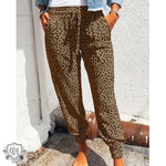 Floral Print Casual Pants - QH Clothing