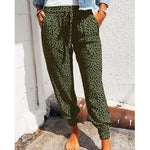 Floral Print Casual Pants - QH Clothing