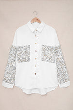 Leopard Print Pocket Shirt - Clothing