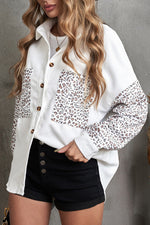 Leopard Print Pocket Shirt - Clothing