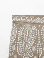 Linen Floral Embroidery Shorts - QH Clothing