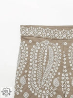 Linen Floral Embroidery Shorts - QH Clothing