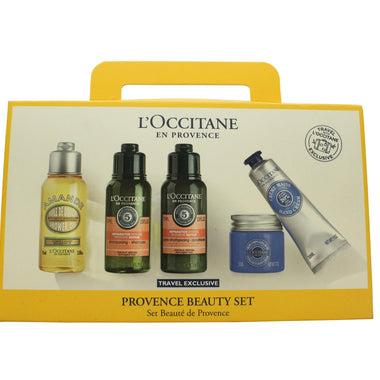 L’Occitane en Provence Travel Exclusive Gift Set 75ml Almond Shower Oil + 75ml Intensive Repair Shampoo + 75ml