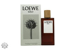 Loewe Solo Eau de Toilette 100ml Sprej bottle and box with minimalist floral design