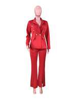 Long Sleeve Blazer & Trouser Suit - Clothing